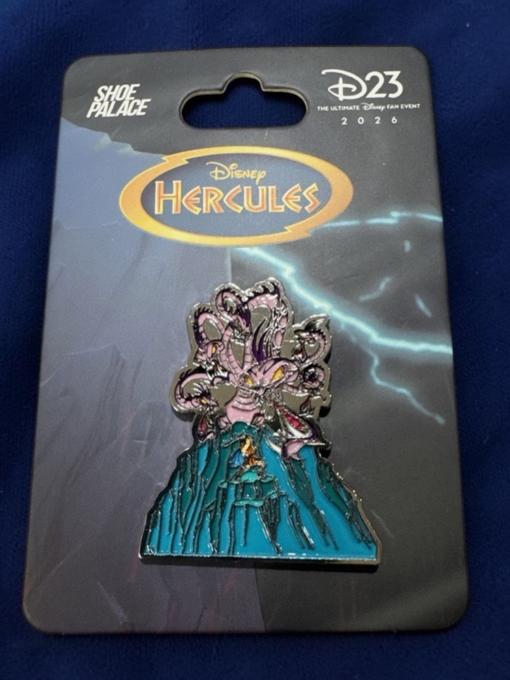 Disney D23 2026 Hercules Hydra Pin Shoe Palace Exclusive NEW Sealed Collectible